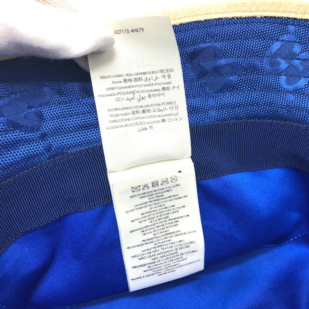 GUCCI 627115 日本限定 Off The Grid オフザグリッド バケットハット 帽子 フェドラハット ハット 帽子 ナイロン メンズ ブルー