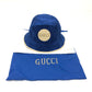 GUCCI 627115 日本限定 Off The Grid オフザグリッド バケットハット 帽子 フェドラハット ハット 帽子 ナイロン メンズ ブルー