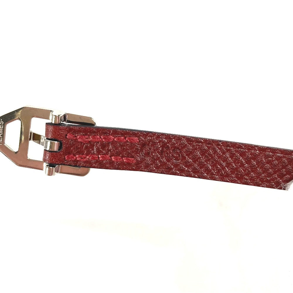 HERMES ブレスレット パドック ダブルツアー 2重ブレスレット 小物 レディース ブレスレット レザー レディース ブラウン