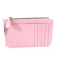 BALENCIAGA 637130 ロゴ フラグメントケース カードケース 名刺入れ パスケース コインケース レザー レディース ピンク