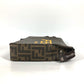 FENDI 7VA564 ズッカ ロゴ カバン セカンドバッグ ストラップ付 クラッチバッグ レザー/キャンバス メンズ ブラウン