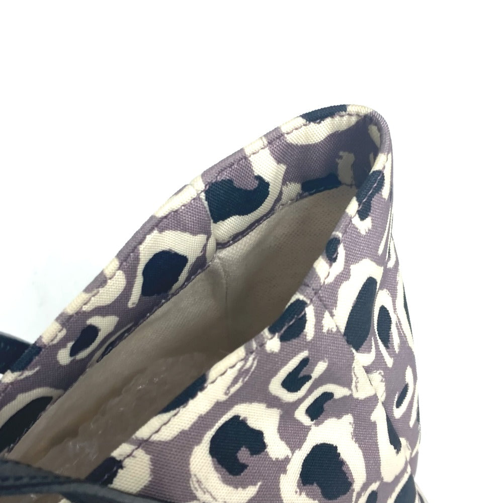 GUCCI 284721 チルドレンズ キッズ レオパード 豹 ヒョウ ハンドバッグ カバン トートバッグ ナイロン/レザー キッズ パープル
