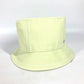 HERMES Stitch Serie Logo Bucket Hat, Cotton, Women's, Light Green