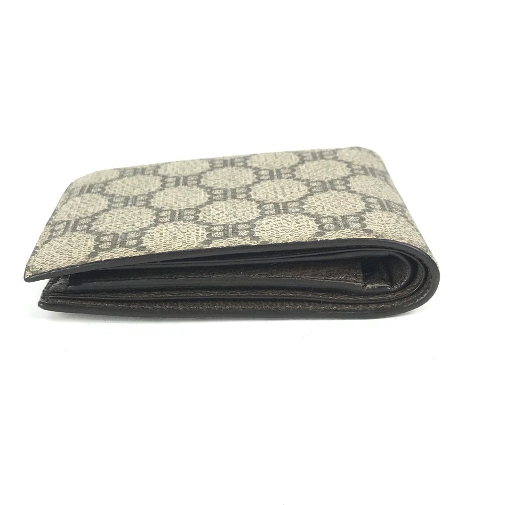 GUCCI 680403 BALENCIAGA バレンシアガ コラボ ザ ハッカー プロジェクト コンパクトウォレット 2つ折り財布 メンズ ベージュ