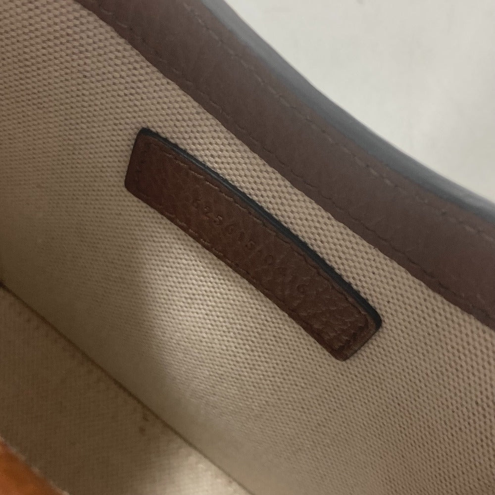 GUCCI 625615 GGデニム ホースビット 1955 ミニバッグ 肩掛け 斜め掛け ポシェット カバン ショルダーバッグ デニム レディース ブルー×ブラウン