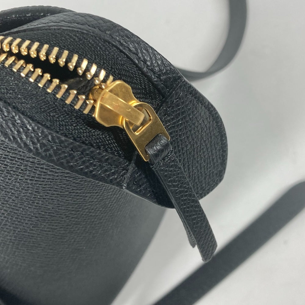 CELINE マイクロ トートバッグ ベルトバッグ 2WAY ショルダーバッグ 肩掛け 斜め掛け ハンドバッグ レザー レディース ブラック