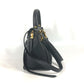 CELINE マイクロ トートバッグ ベルトバッグ 2WAY ショルダーバッグ 肩掛け 斜め掛け ハンドバッグ レザー レディース ブラック
