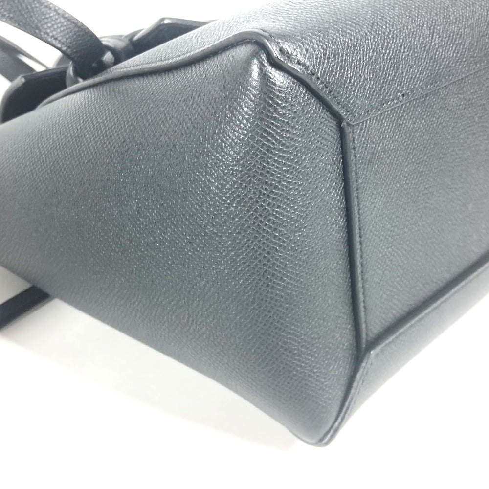 CELINE マイクロ トートバッグ ベルトバッグ 2WAY ショルダーバッグ 肩掛け 斜め掛け ハンドバッグ レザー レディース ブラック