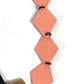 HERMES ラッカーウッド ロングネックレス アクセサリー ネックレス ラッカー レディース ブラウン×ピンク