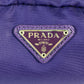PRADA 1NA350 トライアングルロゴ 三角ロゴ プレート 小物入れ 化粧ポーチ メイクポーチ ポーチ ナイロン レディース パープル