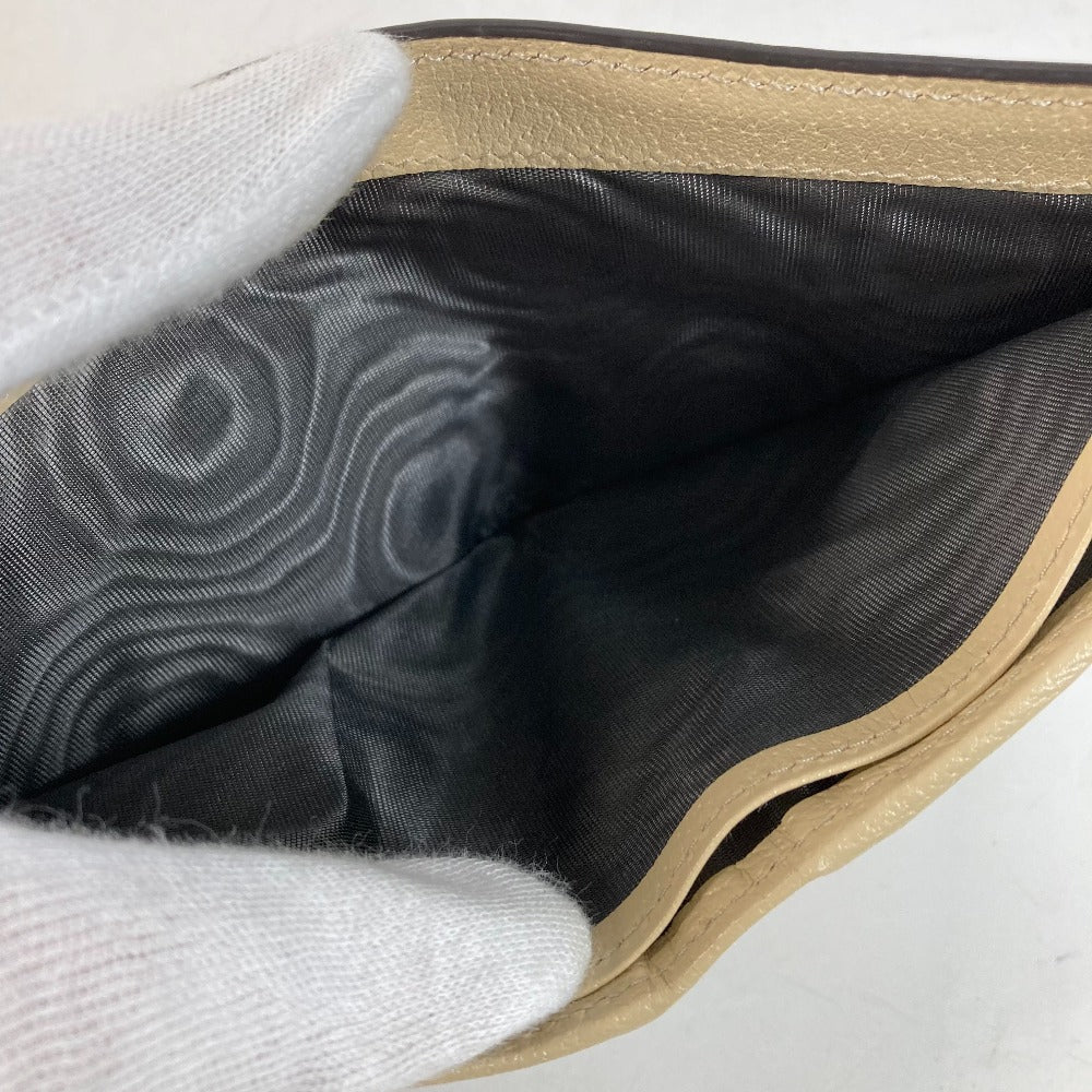 GUCCI 625574 ロゴ オフザグリッド Off The Grid コンパクトウォレット 2つ折り財布 ナイロン/レザー メンズ ブラック×ベージュ