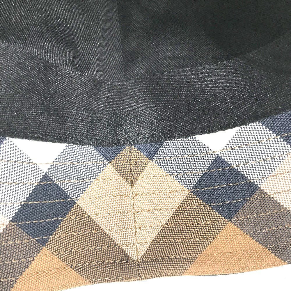 BURBERRY 8052981 チェック ハット帽 帽子 バケットハット ボブハット ハット コットン レディース ベージュ