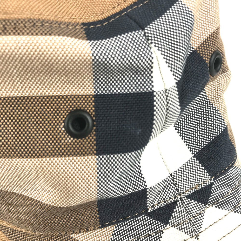 BURBERRY 8052981 チェック ハット帽 帽子 バケットハット ボブハット ハット コットン レディース ベージュ