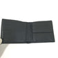 GUCCI 496316 Vintage Logo Print Compact Wallet, Bifold Leather, Men's, Black
