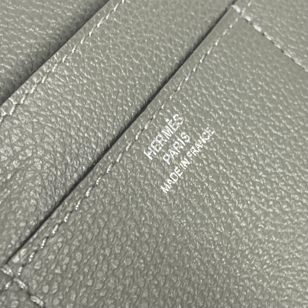 HERMES R.M.S トゥタンマン 札入れ 2つ折り 長財布 エバーカラー レディース グレー