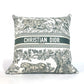 Dior HYP02BCB1U トワルドゥジュイ ピロー 枕 インテリア クッション ポリエステル レディース グリーン