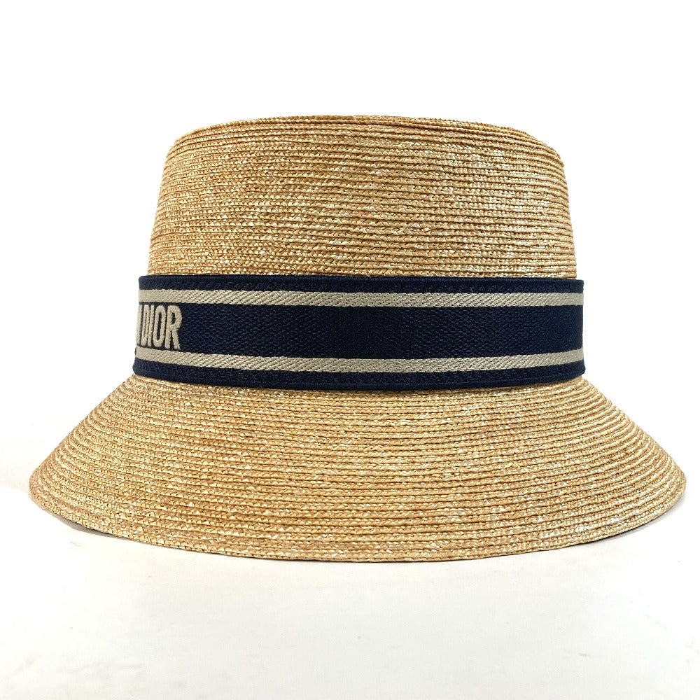 Dior 11DRT952G180 DIORESORT ディオリゾート ハット 麦わら帽子 ストローハット ハット レディース ベージュ