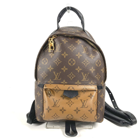LOUIS VUITTON M44870 モノグラムリバース パームスプリングス バッグパック PM デイパック カバン リュックサック モノグラムリバースキャンバス レディース ブラウン×ベージュ