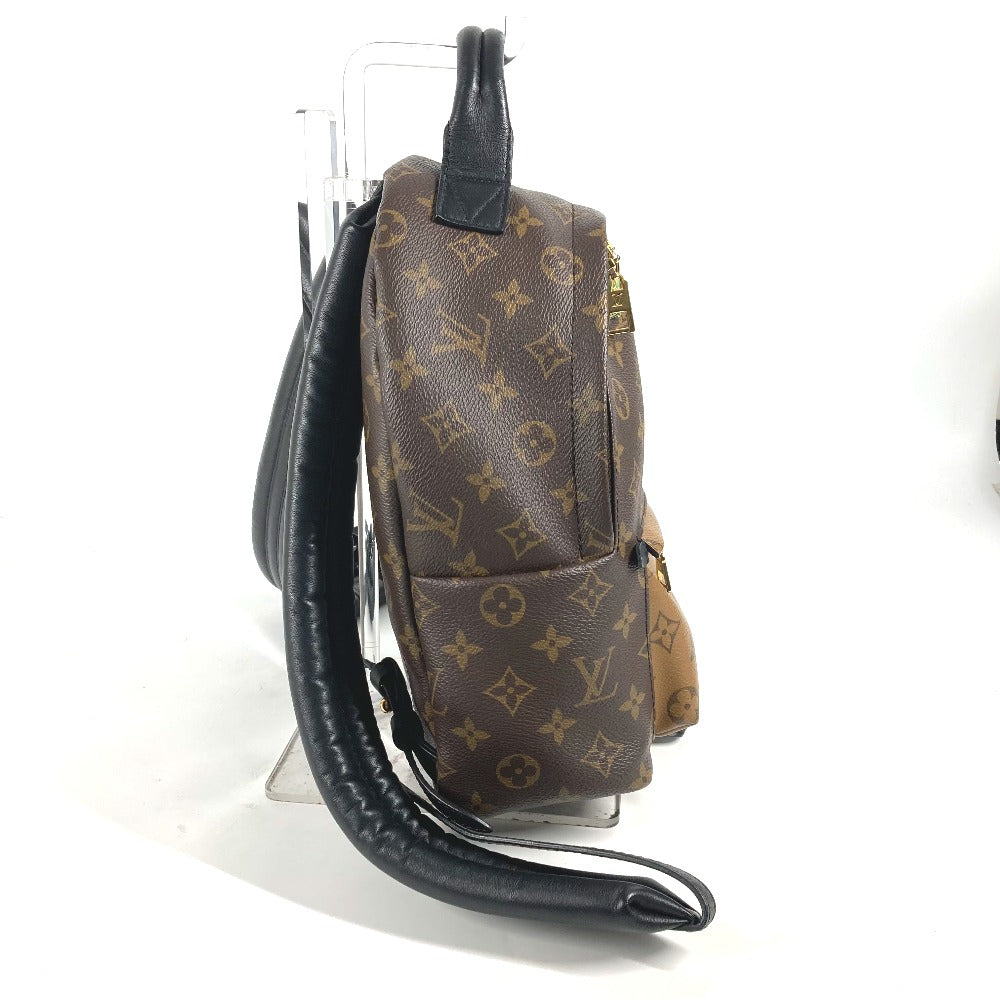 LOUIS VUITTON M44870 モノグラムリバース パームスプリングス バッグパック PM デイパック カバン リュックサック モノグラムリバースキャンバス レディース ブラウン×ベージュ