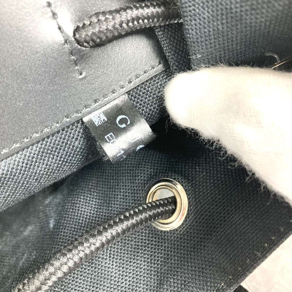 GUCCI 495563 GGスプリーム シェリーライン バックパック リュックサック GGスプリームキャンバス メンズ ブラック
