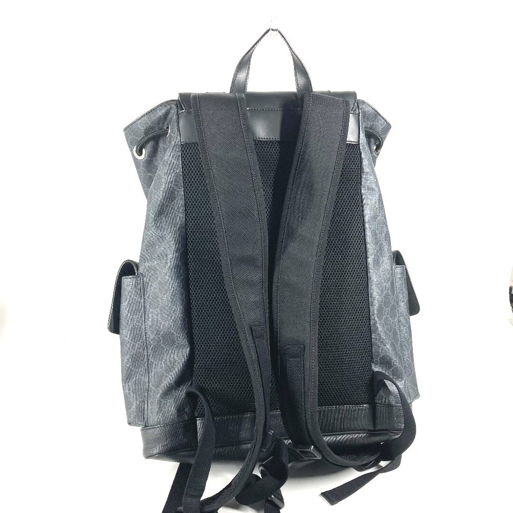 GUCCI 49556 GGスプリーム タイガー バッグパック リュックサック GGスプリームキャンバス メンズ ブラック
