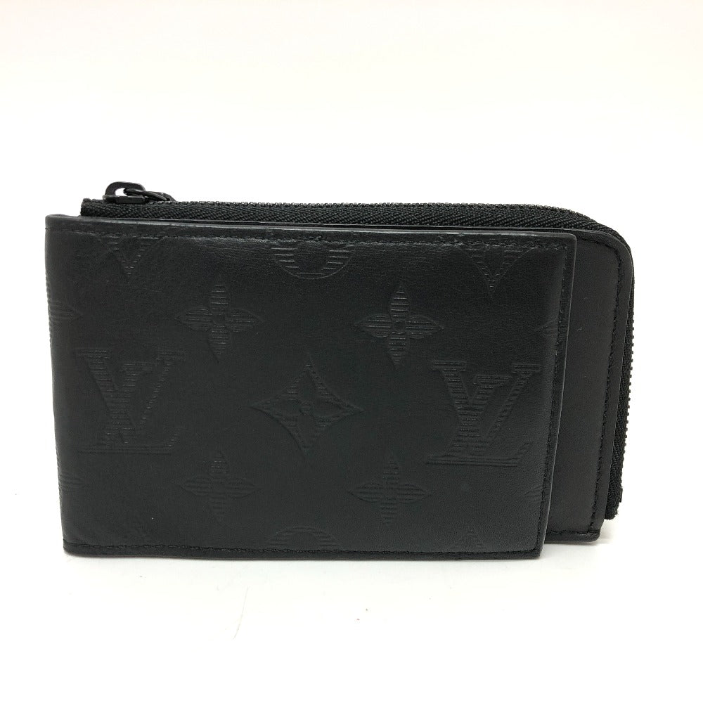 LOUIS VUITTON M81526 モノグラム シャドウ ハイブリッド 財布 ウォレット カードケース 小銭入れ コインケース モノグラムシャドウレザー メンズ ノワール ブラック