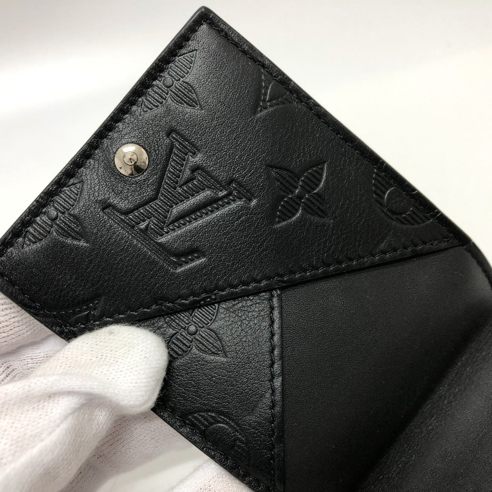 LOUIS VUITTON M81526 モノグラム シャドウ ハイブリッド 財布 ウォレット カードケース 小銭入れ コインケース モノグラムシャドウレザー メンズ ノワール ブラック