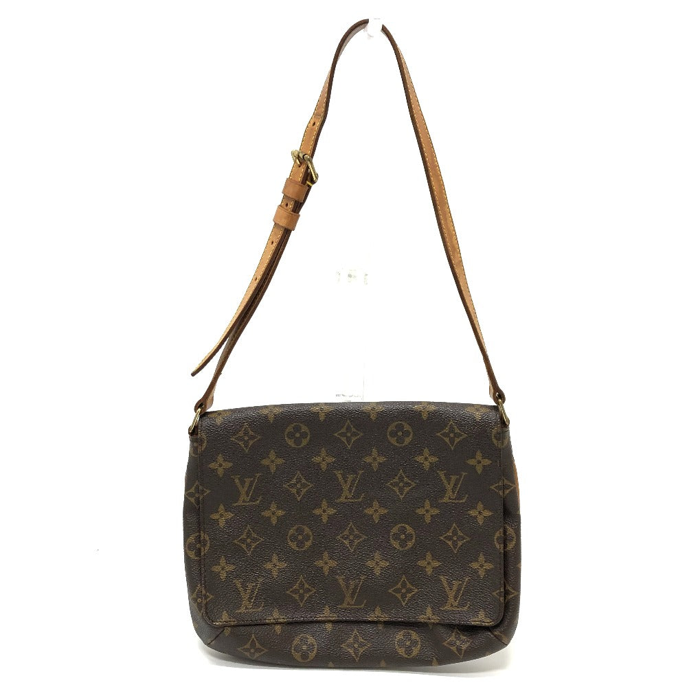 LOUIS VUITTON M51257 モノグラム ミュゼットタンゴ ショート 肩掛け ワンショルダー フラップ ショルダーバッグ モノグラムキャンバス レディース ブラウン
