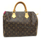 LOUIS VUITTON M95180 モノグラム ペルフォ スピーディ30 ミニボストンバッグ ハンドバッグ モノグラムキャンバス レディース フューシャ ブラウン×パープル系