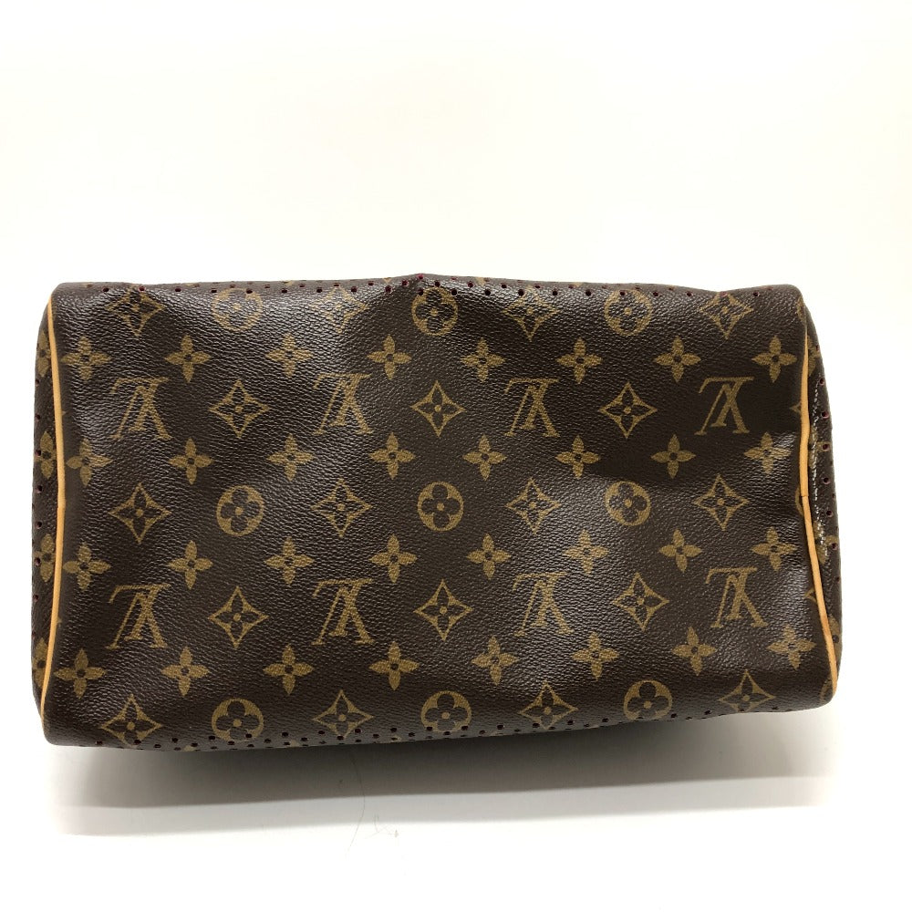 LOUIS VUITTON M95180 モノグラム ペルフォ スピーディ30 ミニボストンバッグ ハンドバッグ モノグラムキャンバス レディース フューシャ ブラウン×パープル系