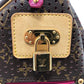 LOUIS VUITTON M95180 モノグラム ペルフォ スピーディ30 ミニボストンバッグ ハンドバッグ モノグラムキャンバス レディース フューシャ ブラウン×パープル系