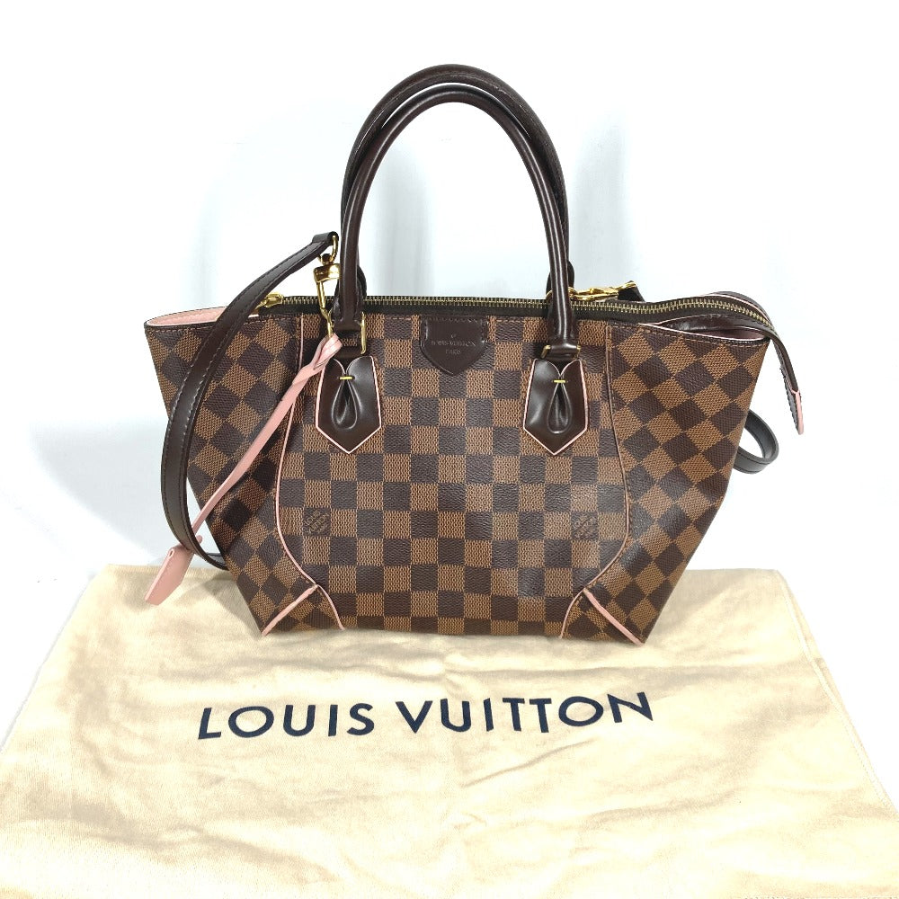 LOUIS VUITTON N41554 ダミエ カイサPM 2WAYバッグ ショルダーバッグ 斜め掛け 肩掛け ハンドバッグ ダミエキャンバス レディース ローズバレリーヌ ブラウン×ピンク