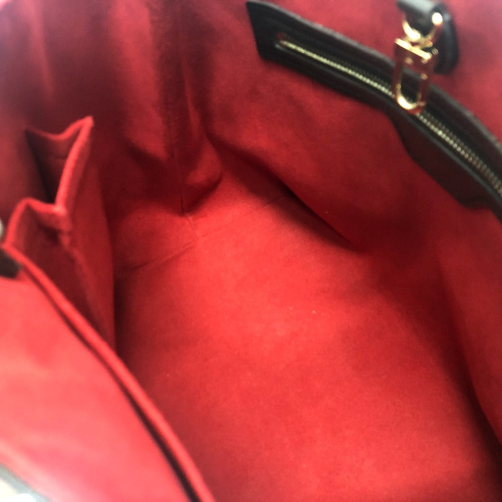 LOUIS VUITTON N51205 ダミエ ハムステッド PM ハンドバッグ カバン バッグ トートバッグ ダミエキャンバス レディース エベヌ ブラウン