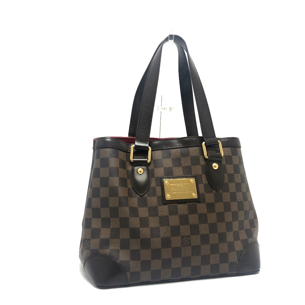 LOUIS VUITTON N51205 ダミエ ハムステッド PM ハンドバッグ カバン バッグ トートバッグ ダミエキャンバス レディース エベヌ ブラウン