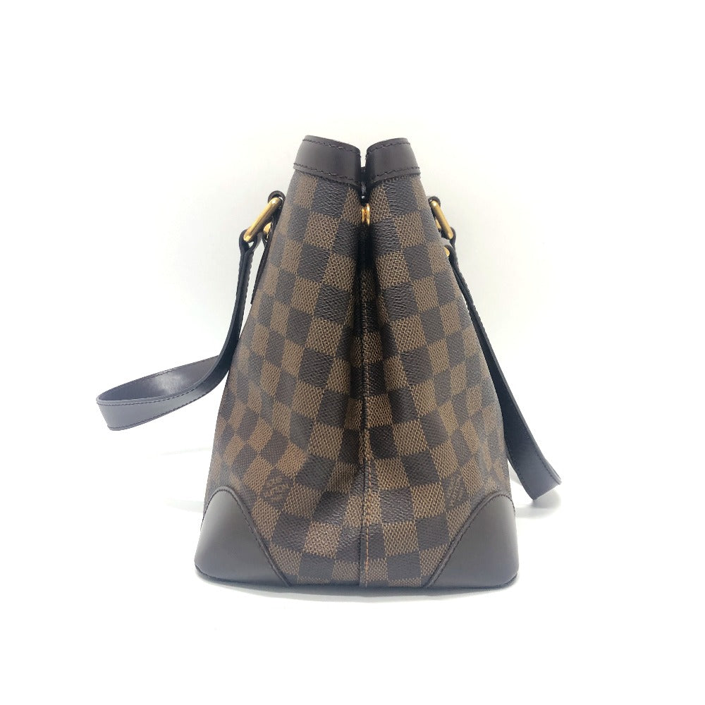 LOUIS VUITTON N51205 ダミエ ハムステッド PM ハンドバッグ カバン バッグ トートバッグ ダミエキャンバス レディース エベヌ ブラウン