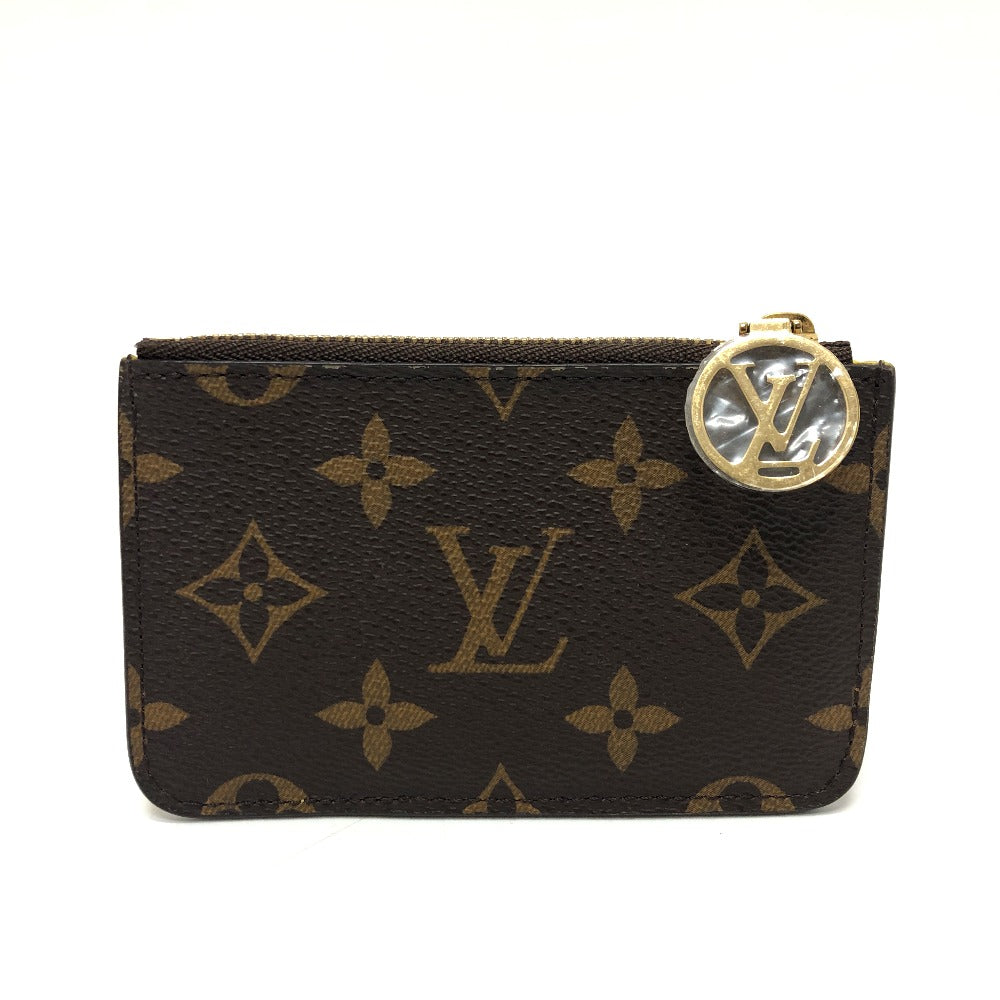 LOUIS VUITTON M81882 モノグラム ポルト カルト ロミー カードケース 小銭入れ コインケース コインケース モノグラムキャンバス メンズ ジョーヌ ブラウン×イエロー