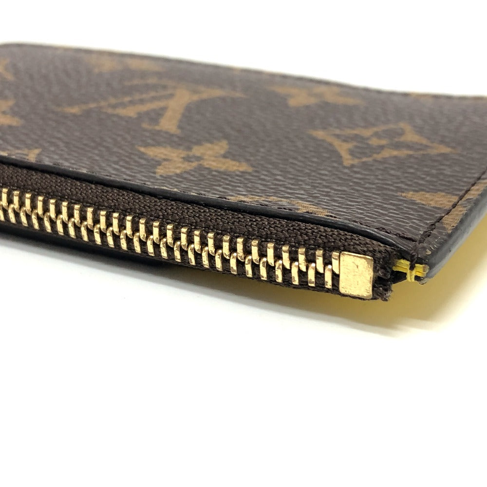 LOUIS VUITTON M81882 モノグラム ポルト カルト ロミー カードケース 小銭入れ コインケース コインケース モノグラムキャンバス メンズ ジョーヌ ブラウン×イエロー