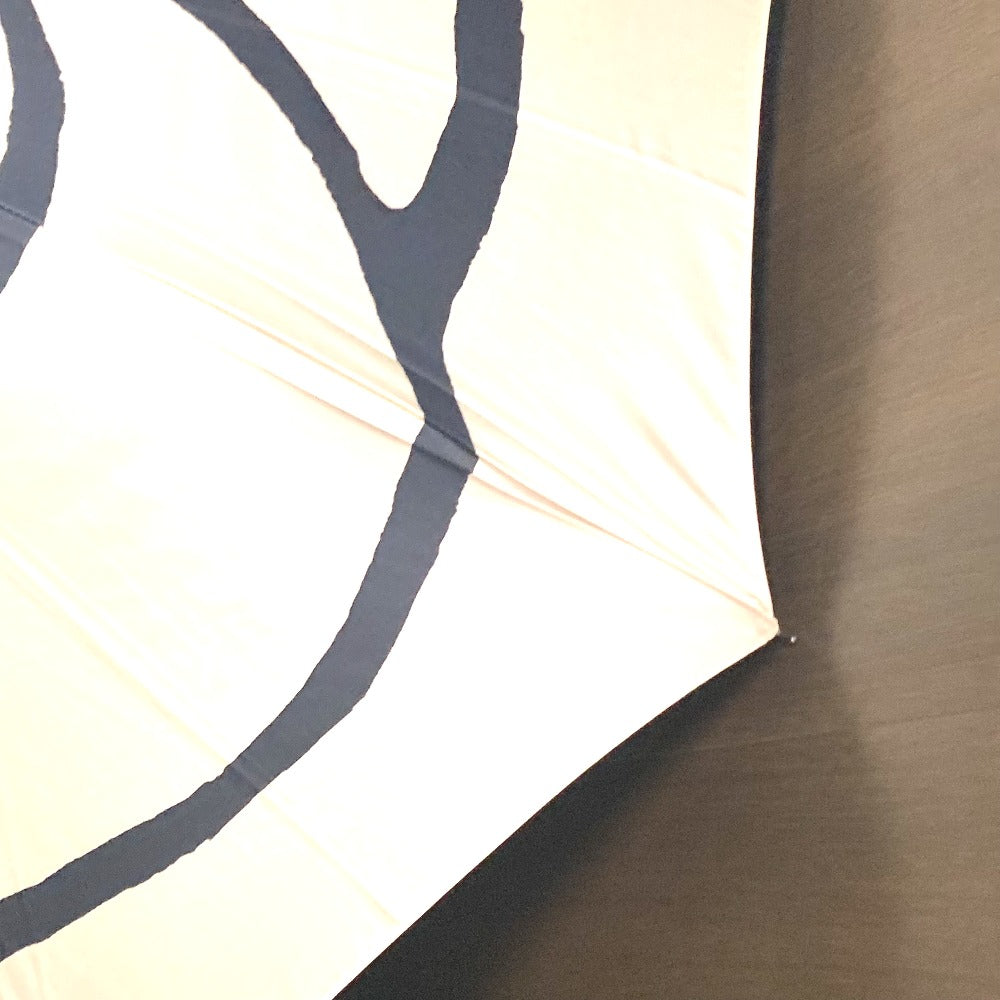 CHANEL インテリア カメリア パラソル 長傘 アンブレラ 傘 ポリエステル レディース ベージュ