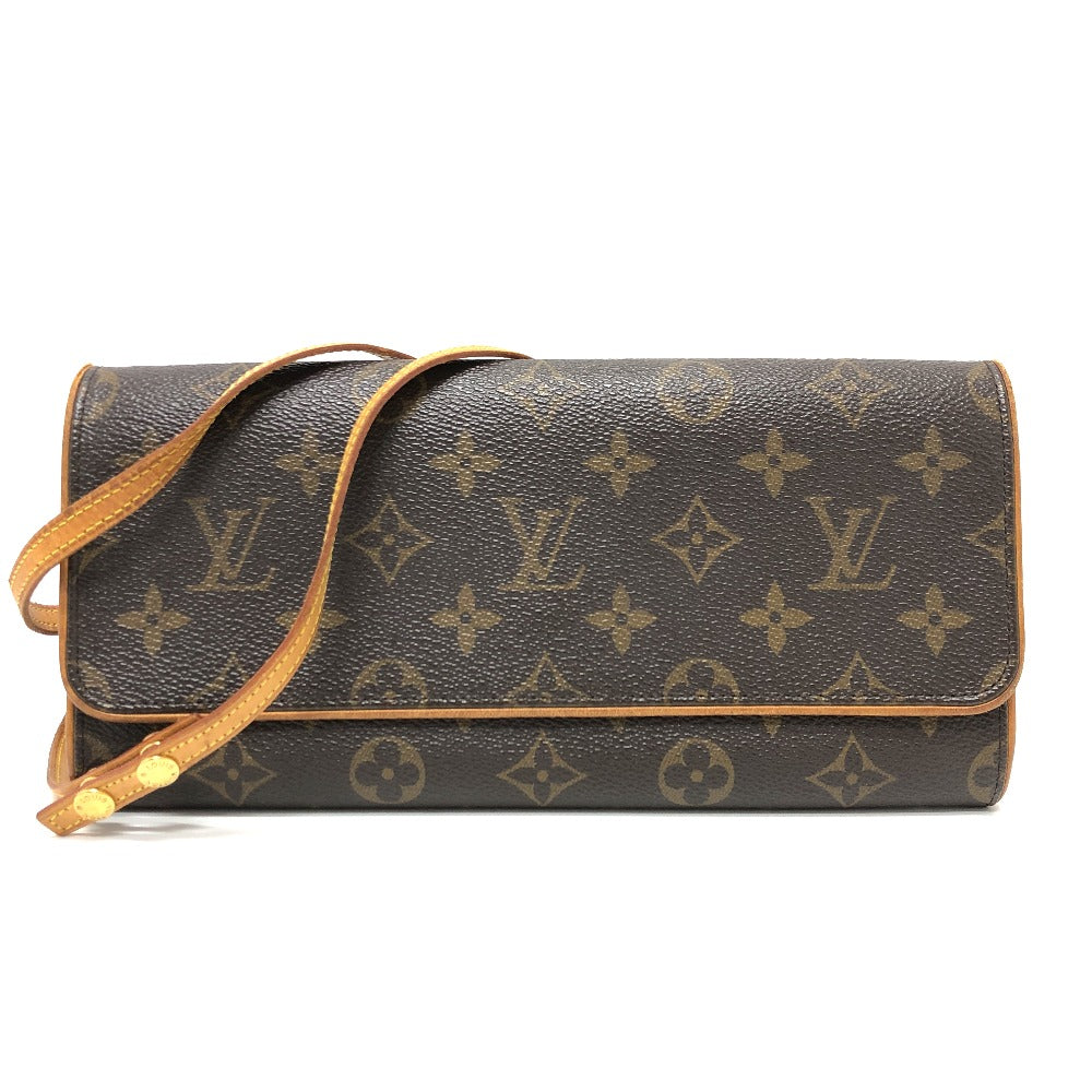 LOUIS VUITTON M51852 モノグラム ポシェット・ツインGM バッグ カバン 斜め掛けバック ショルダーバッグ モノグラムキャンバス レディース ブラウン