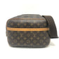 LOUIS VUITTON M45254 モノグラム リポーターPM Wジップ 斜め掛けバック 肩掛けバック カバン バック ショルダーバッグ モノグラムキャンバス レディース ブラウン