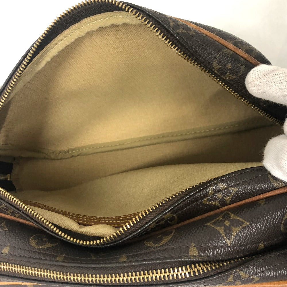 LOUIS VUITTON M45254 モノグラム リポーターPM Wジップ 斜め掛けバック 肩掛けバック カバン バック ショルダーバッグ モノグラムキャンバス レディース ブラウン