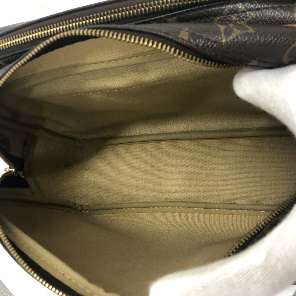 LOUIS VUITTON M45254 モノグラム リポーターPM Wジップ 斜め掛けバック 肩掛けバック カバン バック ショルダーバッグ モノグラムキャンバス レディース ブラウン