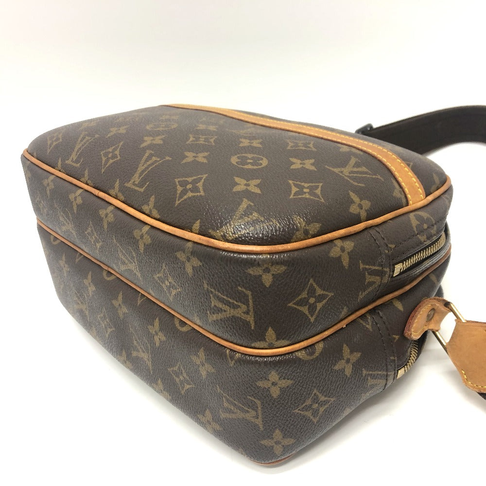 LOUIS VUITTON M45254 モノグラム リポーターPM Wジップ 斜め掛けバック 肩掛けバック カバン バック ショルダーバッグ モノグラムキャンバス レディース ブラウン