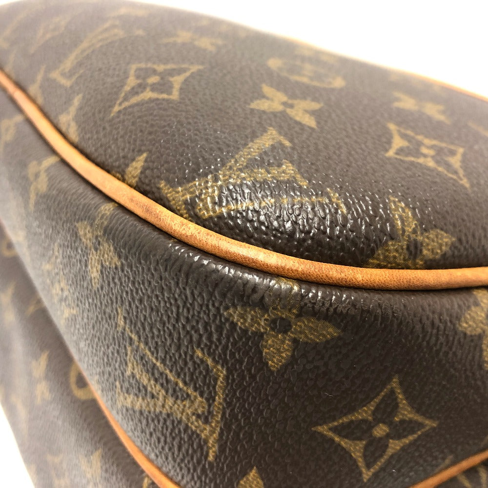 LOUIS VUITTON M45254 モノグラム リポーターPM Wジップ 斜め掛けバック 肩掛けバック カバン バック ショルダーバッグ モノグラムキャンバス レディース ブラウン