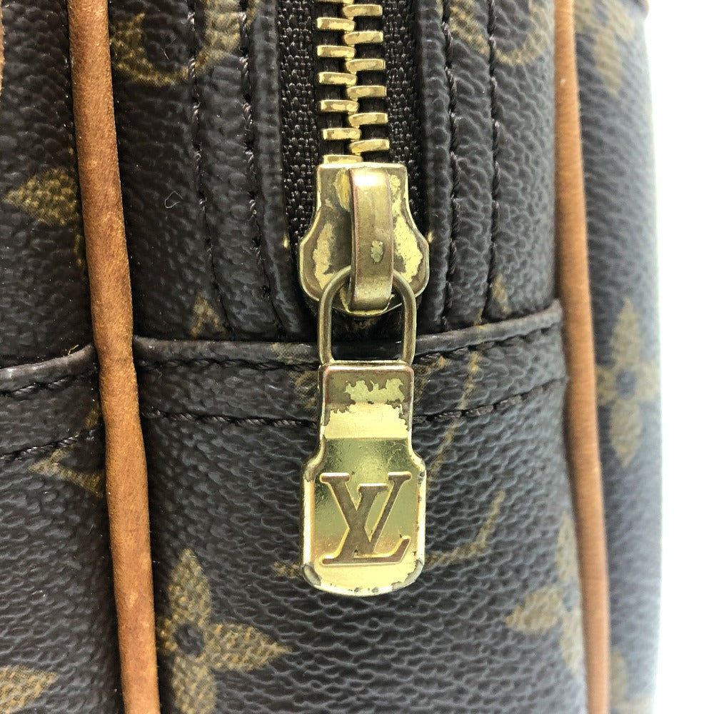 LOUIS VUITTON M45254 モノグラム リポーターPM Wジップ 斜め掛けバック 肩掛けバック カバン バック ショルダーバッグ モノグラムキャンバス レディース ブラウン