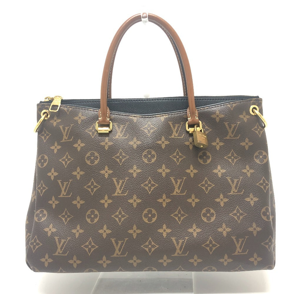 LOUIS VUITTON M41064 モノグラム パラス 2WAY ショルダーバッグ 斜め掛け 肩掛け ハンドバッグ モノグラムキャンバス レディース ブラウン×ブラック