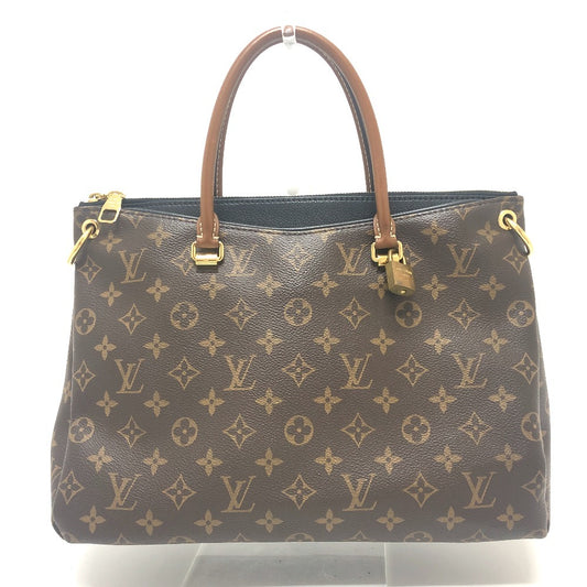 LOUIS VUITTON M41064 モノグラム パラス 2WAY ショルダーバッグ 斜め掛け 肩掛け ハンドバッグ モノグラムキャンバス レディース ブラウン×ブラック