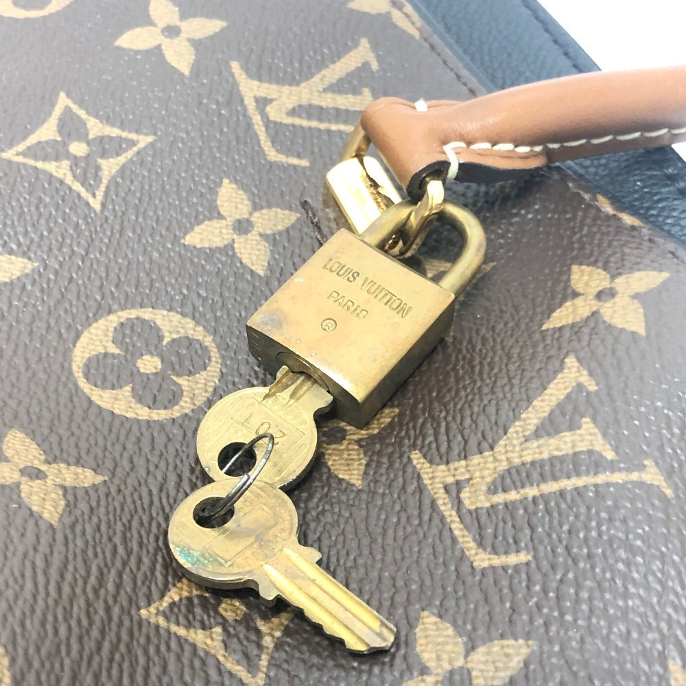 LOUIS VUITTON M41064 モノグラム パラス 2WAY ショルダーバッグ 斜め掛け 肩掛け ハンドバッグ モノグラムキャンバス レディース ブラウン×ブラック