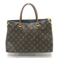 LOUIS VUITTON M41064 モノグラム パラス 2WAY ショルダーバッグ 斜め掛け 肩掛け ハンドバッグ モノグラムキャンバス レディース ブラウン×ブラック