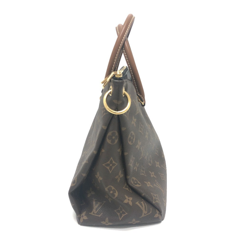 LOUIS VUITTON M41064 モノグラム パラス 2WAY ショルダーバッグ 斜め掛け 肩掛け ハンドバッグ モノグラムキャンバス レディース ブラウン×ブラック